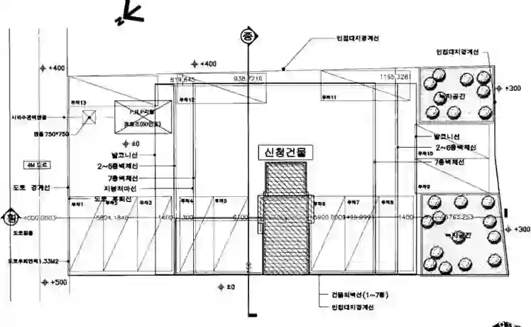 백운한비치아파트 배치도 이미지